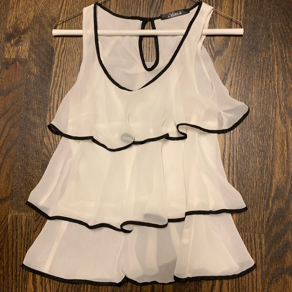 White Layered Top